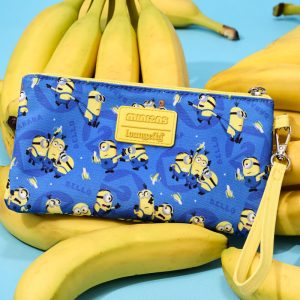 Despicable Me Minions All-Over Print Nylon Zipper Pouch Wristlet