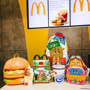 McDonald’s Vintage Fry Kids Triple Pocket Mini Backpack