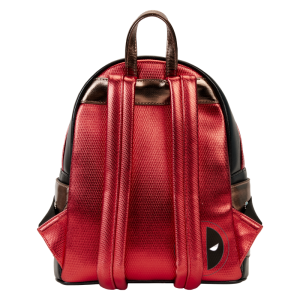 Marvel Metallic Deadpool Cosplay Mini Backpack