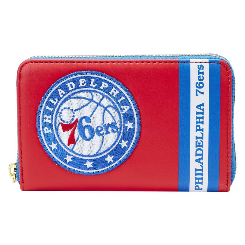 NBA Philadelphia 76ers Patch Icons Zip Around Wallet