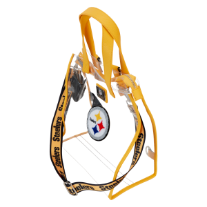 NFL Pittsburgh Steelers Clear Convertible Backpack & Tote Crossbody Stadium Bag
