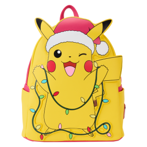 Pok&eacute;mon Santa Pikachu String Lights Light Up Mini Backpack