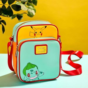 Pok&eacute;mon Color Block Starters Crossbody Bag