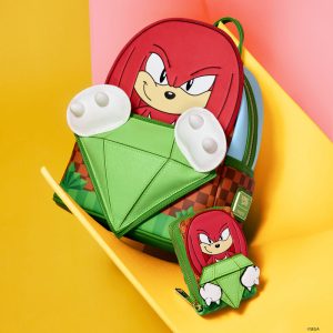 Sonic The Hedgehog Limited Edition Knuckles Emerald Glitter Mini Backpack