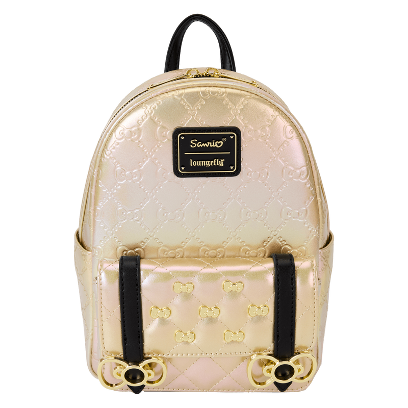 Sanrio Hello Kitty 50th Anniversary Metallic Gold Mini Backpack