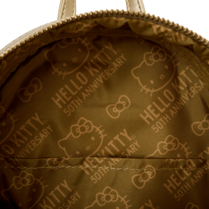 Limited Edition Sanrio Hello Kitty 50th Anniversary Gold Mini Backpack