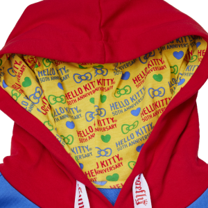 Sanrio Hello Kitty 50th Anniversary Color Block Unisex Hoodie