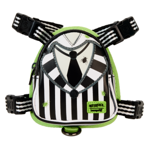Beetlejuice Cosplay Mini Backpack Dog Harness