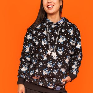 Stitch Ghost Costume All-Over Print Unisex Hoodie
