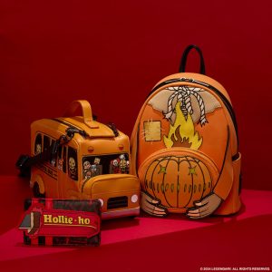 Trick ‘R Treat Flaming Pumpkin Head Sam Light Up Glow Mini Backpack