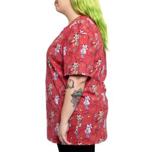 Western Mickey & Minnie Lasso All-Over Print Unisex Tee&nbsp;